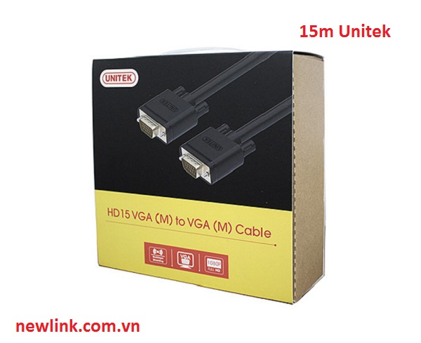 Cáp máy chiếu VGA 10M Unitek
